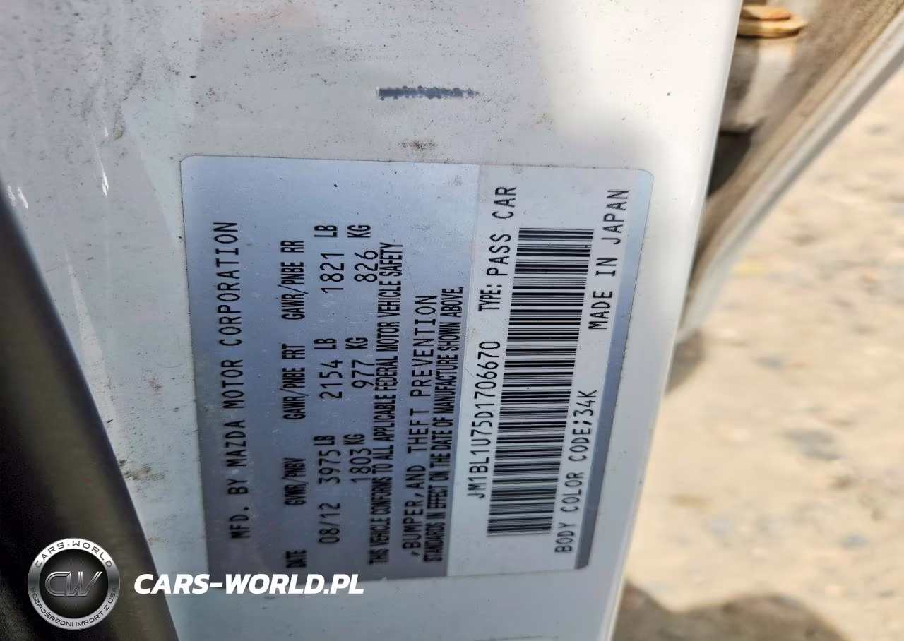 2013 Mazda 3 I VIN:JM1BL1U75D1706670 - 12