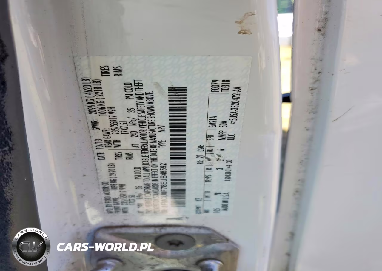 2014 Ford Escape S VIN:1FMCU0F78EUB48592 - 13