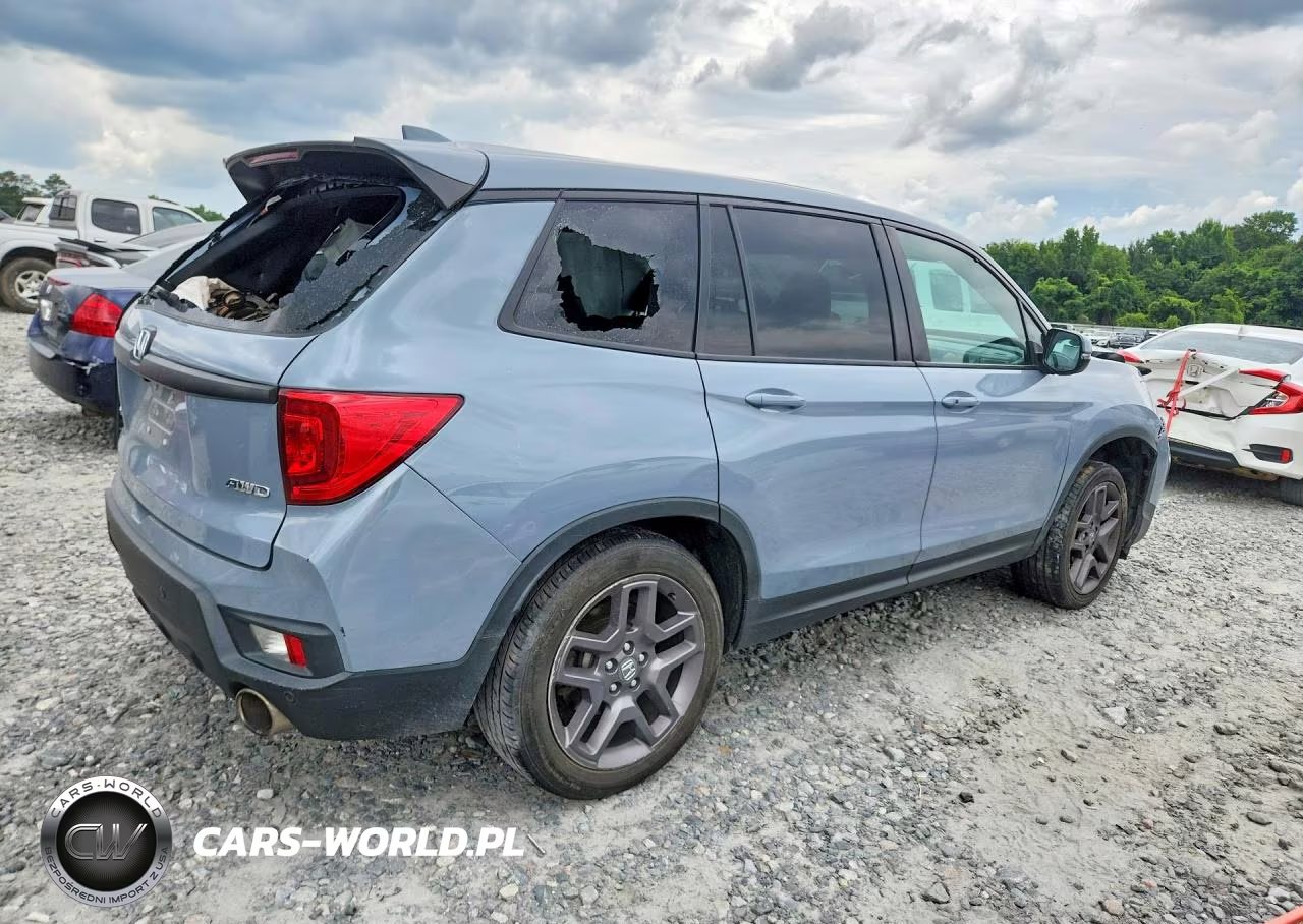 2023 Honda Passport Exl VIN:5FNYF8H57PB019253 - 3