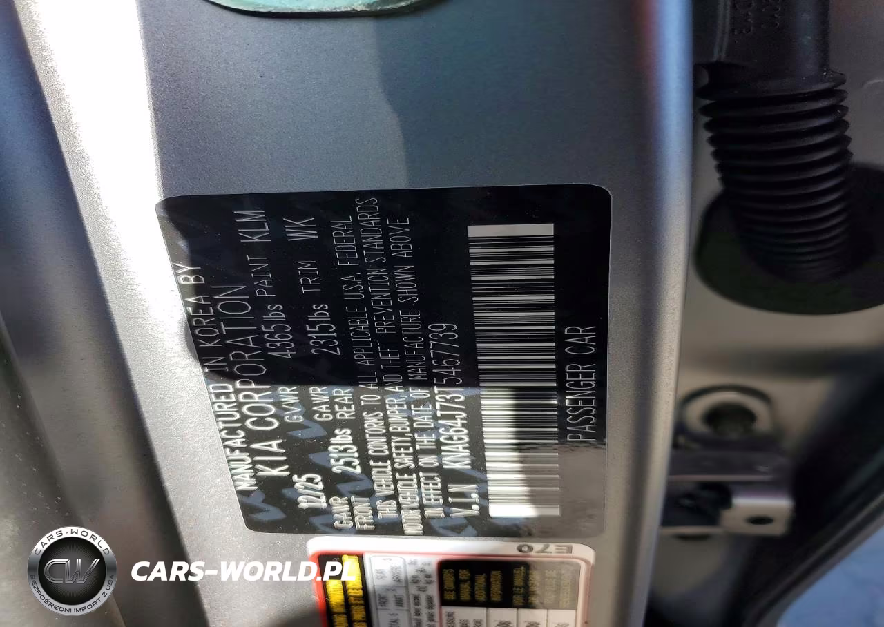 2026 Kia K5 Gt Line VIN:KNAG64J73T5467739 - 12