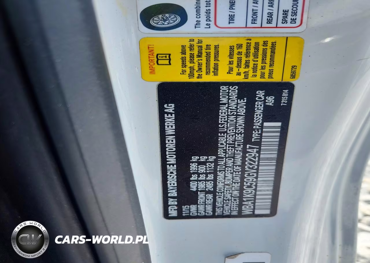 2016 BMW 228 I Sulev VIN:WBA1K9C59GV322947 - 12