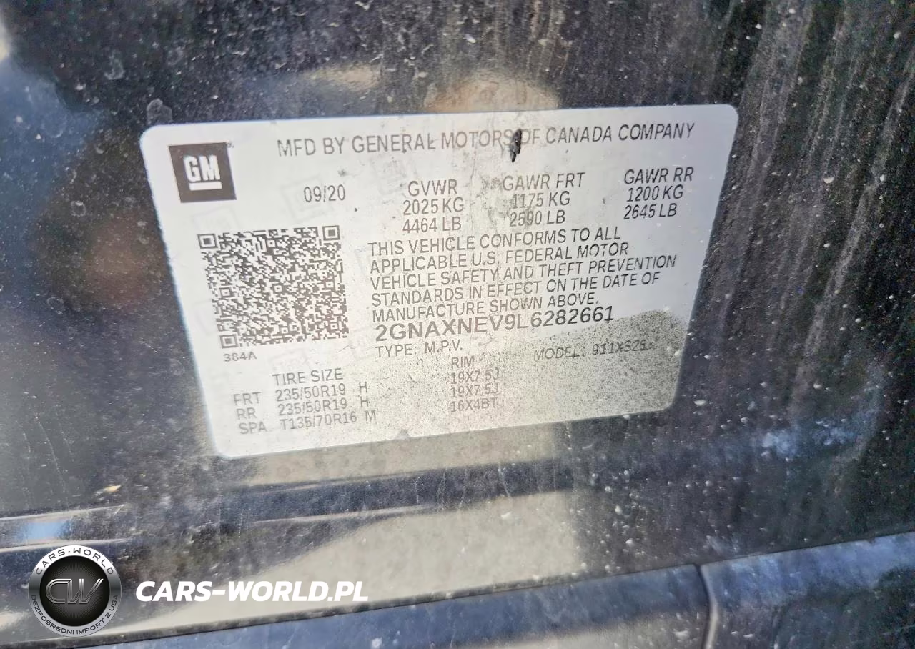 2020 Chevrolet Equinox Fwd Premier 1.5L Turbo VIN:2GNAXNEV9L6282661 - 14