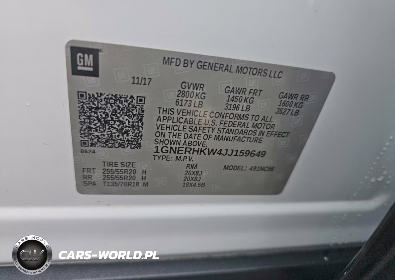 2018 Chevrolet Traverse Lt VIN:1GNERHKW4JJ159649 - 10