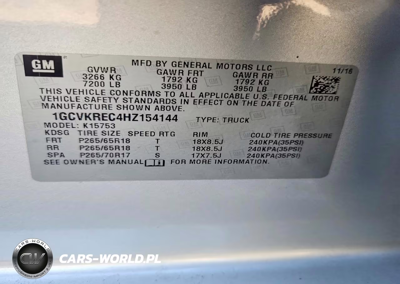 2017 Chevrolet Silverado K1500 Lt VIN:1GCVKREC4HZ154144 - 12