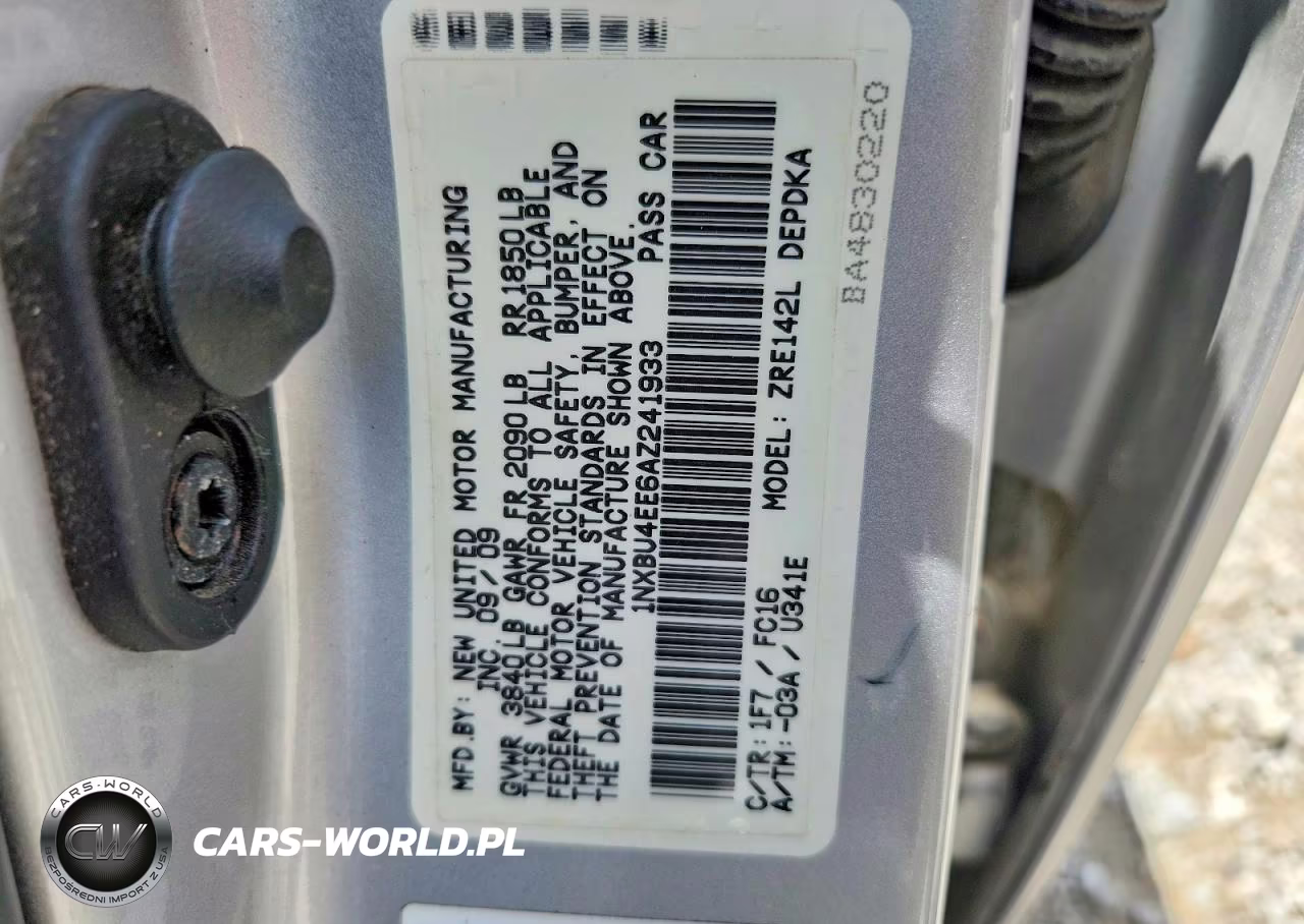 2010 Toyota Corolla Le VIN:1NXBU4EE6AZ241933 - 12