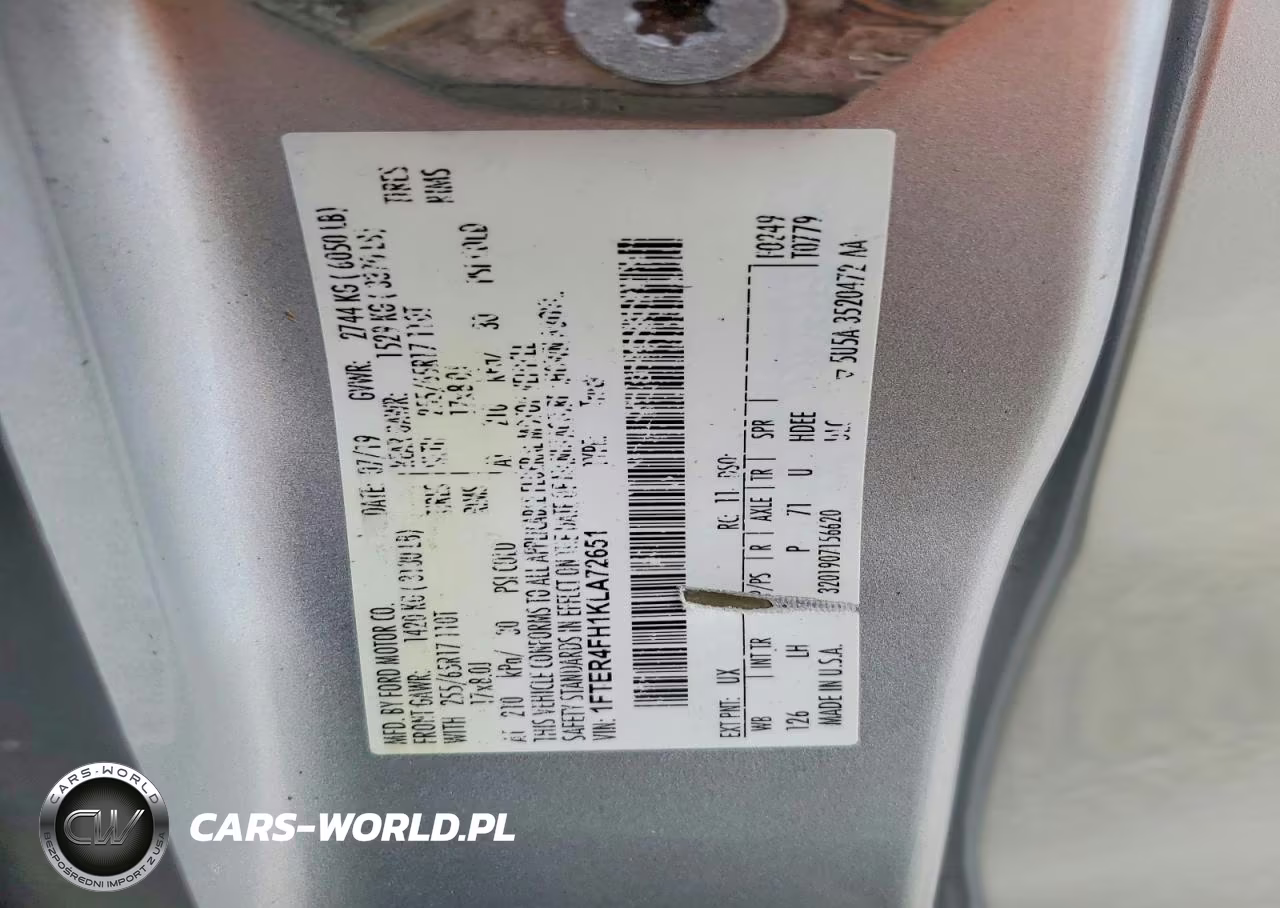 2019 Ford Ranger Xl VIN:1FTER4FH1KLA72651 - 12