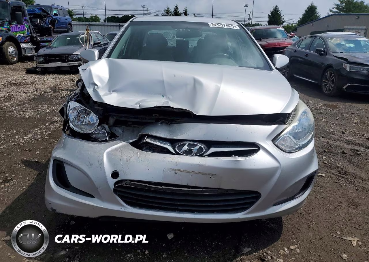 2012 Hyundai Accent Gls VIN:KMHCT4AE6CU193916 - 5