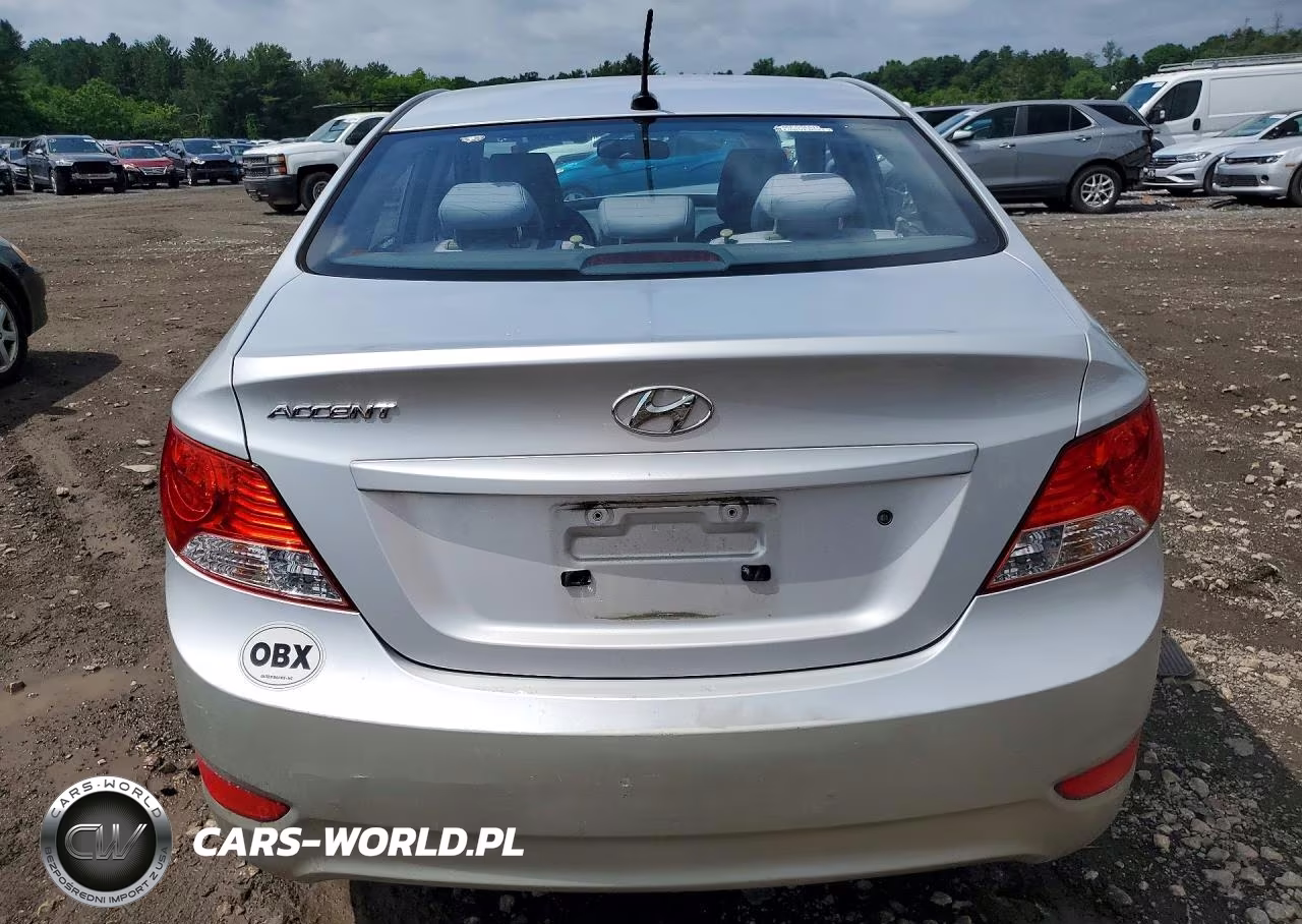 2012 Hyundai Accent Gls VIN:KMHCT4AE6CU193916 - 6