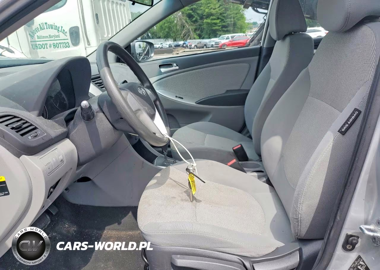 2012 Hyundai Accent Gls VIN:KMHCT4AE6CU193916 - 7