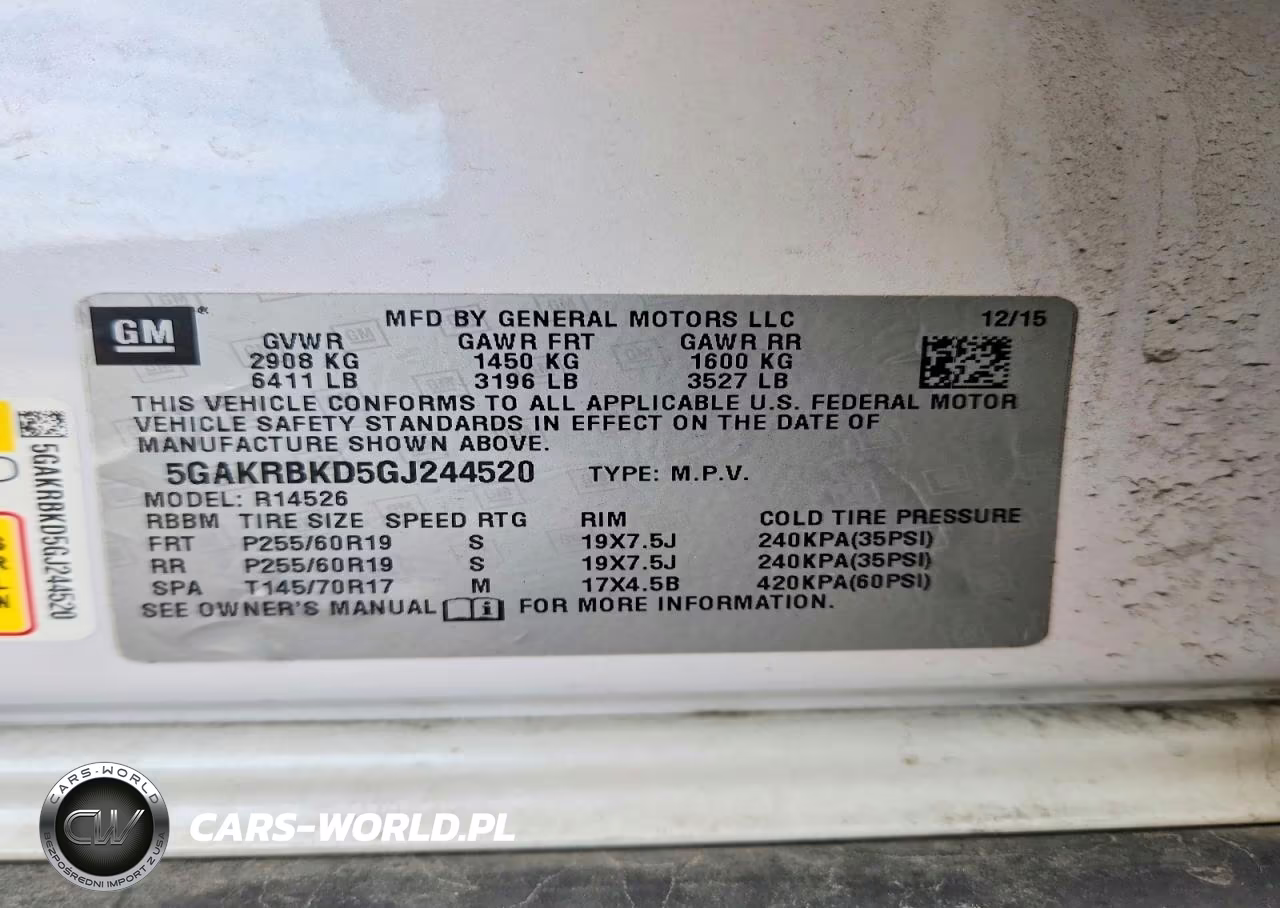 2016 Buick Enclave VIN:5GAKRBKD5GJ244520 - 13