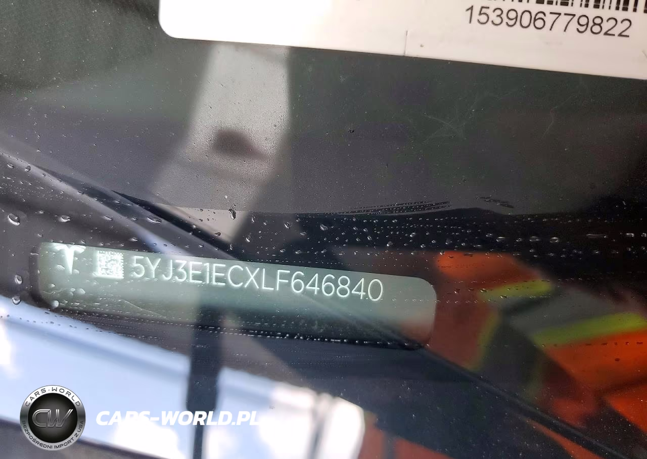 2020 Tesla Model 3 VIN:5YJ3E1ECXLF646840 - 12