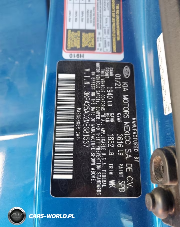 2021 Kia Rio S VIN:3KPA25AD2ME381537 - 13
