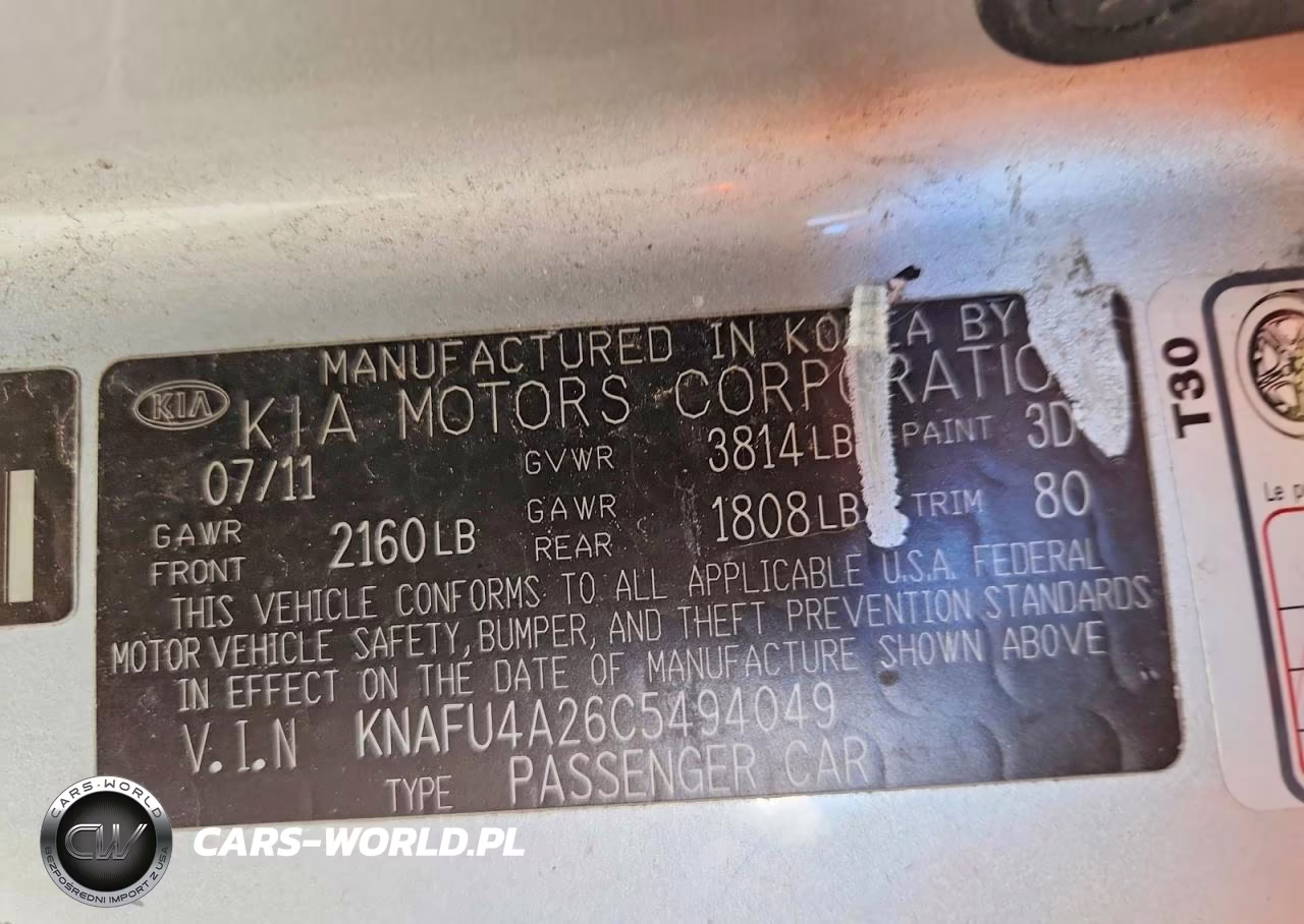 2012 Kia Forte VIN:KNAFU4A26C5494049 - 12