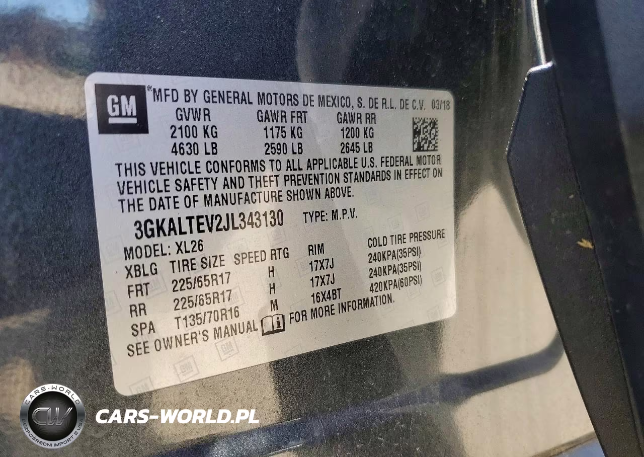 2018 GMC Terrain Sle VIN:3GKALTEV2JL343130 - 13