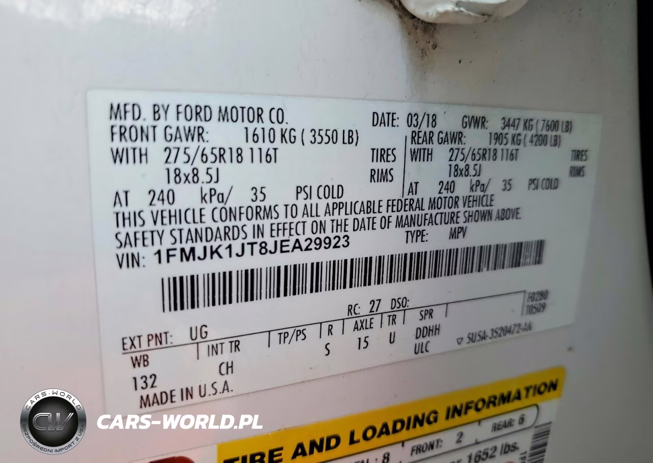 2018 Ford Expedition Max Xlt VIN:1FMJK1JT8JEA29923 - 13