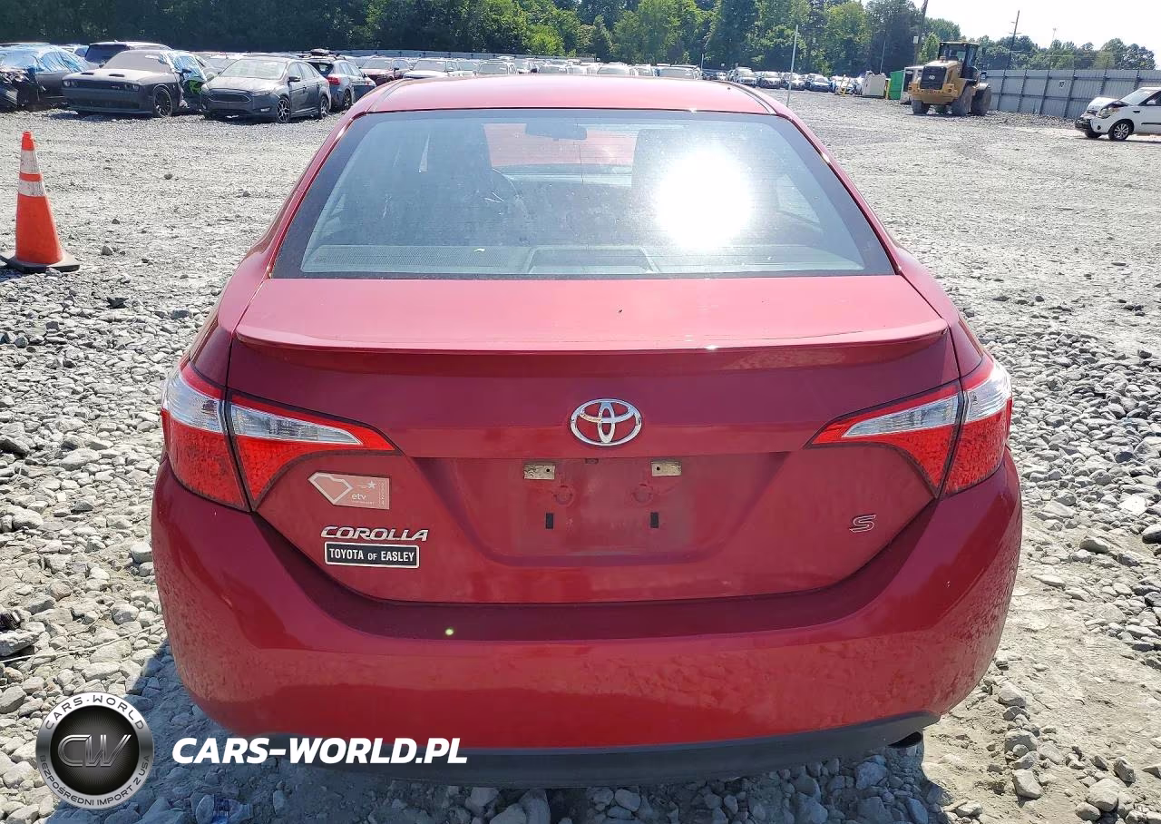 2016 Toyota Corolla S Plus VIN:5YFBURHE9GP374852 - 6