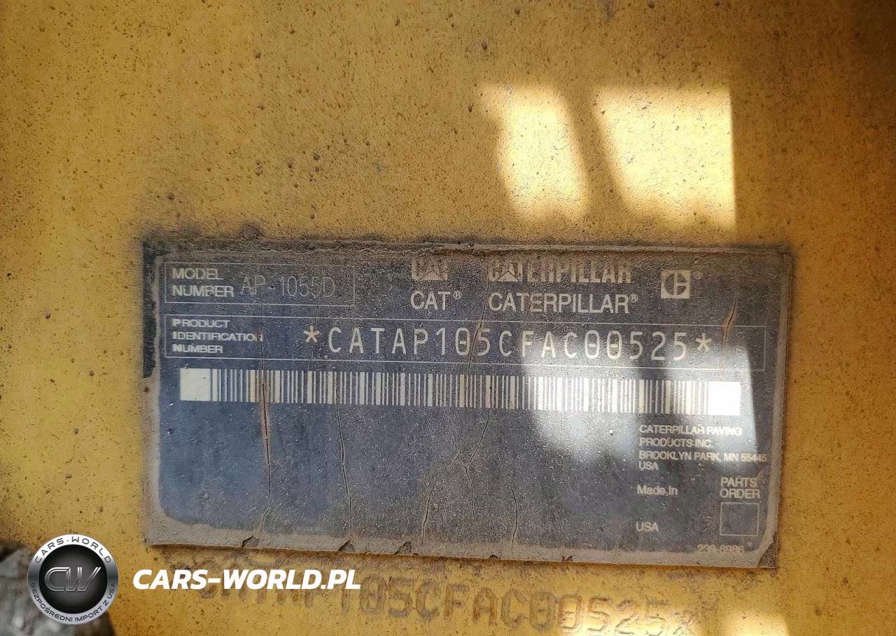 2007 Cat Construction Equipment VIN:CATAP105CFAC00525 - 10