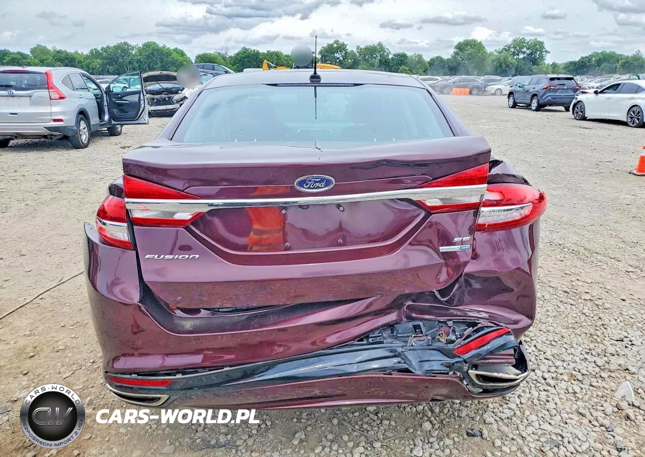2017 Ford Fusion Se VIN:3FA6P0T94HR310850 - 6