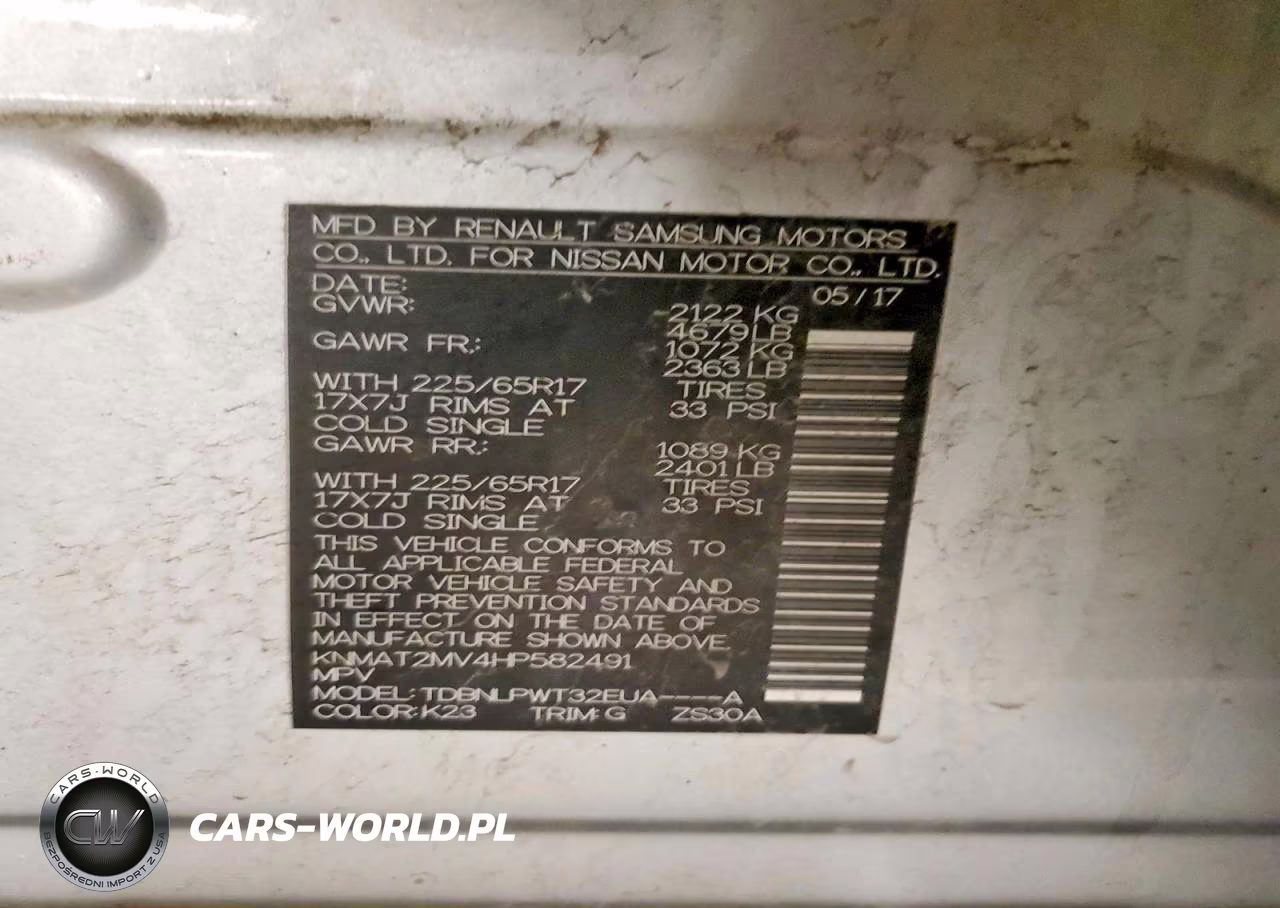 2017 Nissan Rogue S VIN:KNMAT2MV4HP582491 - 14