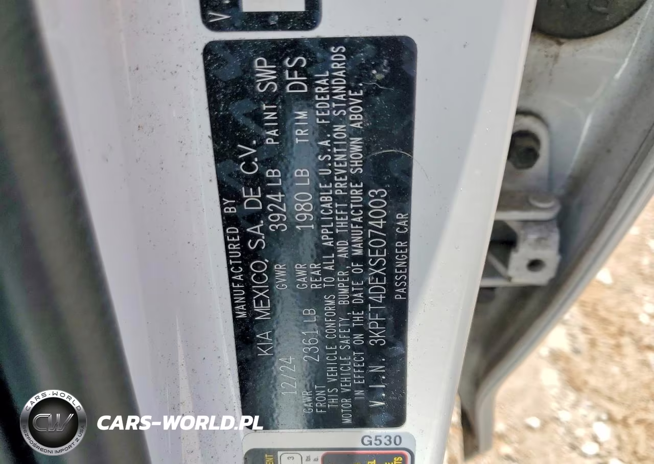 2025 Kia K4 Lx VIN:3KPFT4DEXSE074003 - 12
