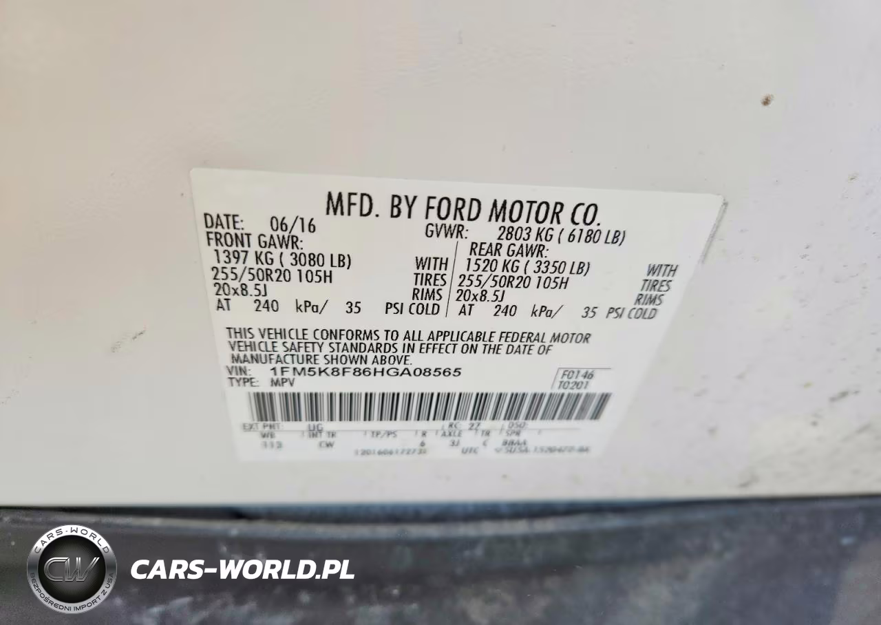 2017 Ford Explorer Limited VIN:1FM5K8F86HGA08565 - 13