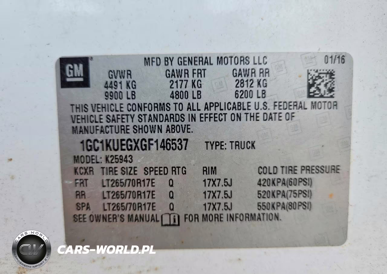 2016 Chevrolet Silverado K2500 Heavy Duty VIN:1GC1KUEGXGF146537 - 12