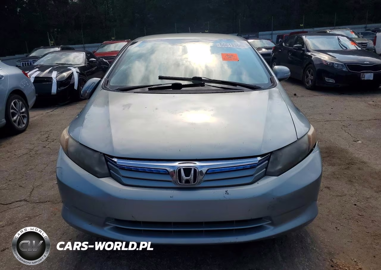 2012 Honda Civic Hybrid VIN:JHMFB4F22CS010993 - 5
