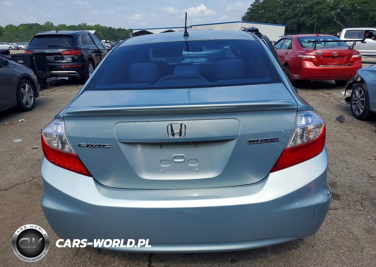2012 Honda Civic Hybrid VIN:JHMFB4F22CS010993 - 6