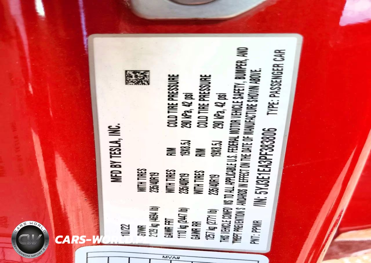 2023 Tesla Model 3 VIN:5YJ3E1EA3PF383806 - 13