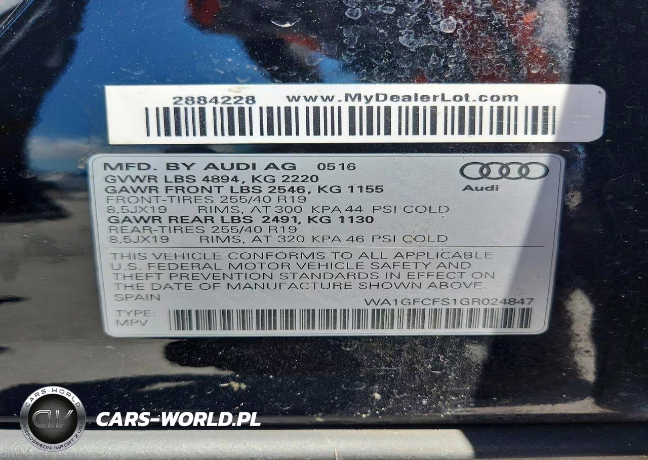 2016 Audi Q3 Prestige VIN:WA1GFCFS1GR024847 - 12