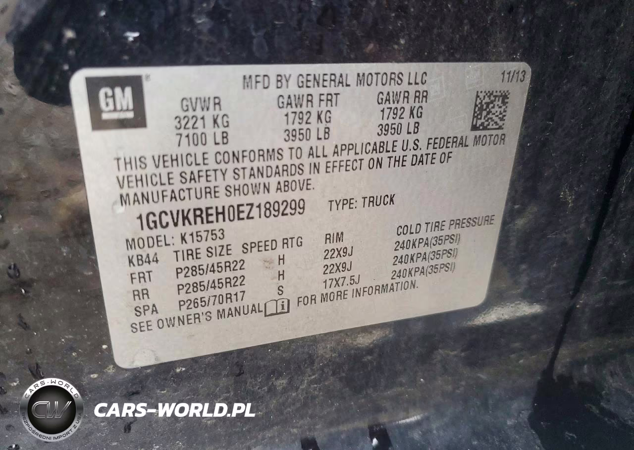 2014 Chevrolet Silverado K1500 Lt VIN:1GCVKREH0EZ189299 - 12