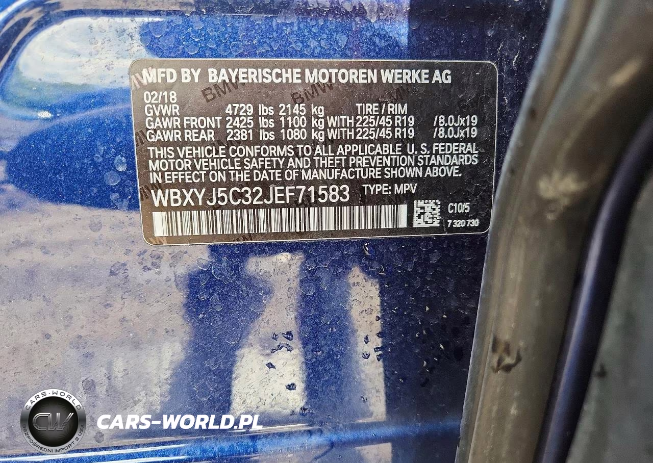 2018 BMW X2 xDrive28I VIN:WBXYJ5C32JEF71583 - 13