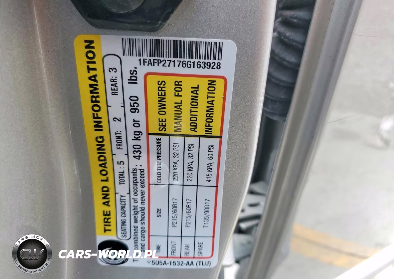 2006 Ford Five Hundred Sel VIN:1FAFP27176G163928 - 12