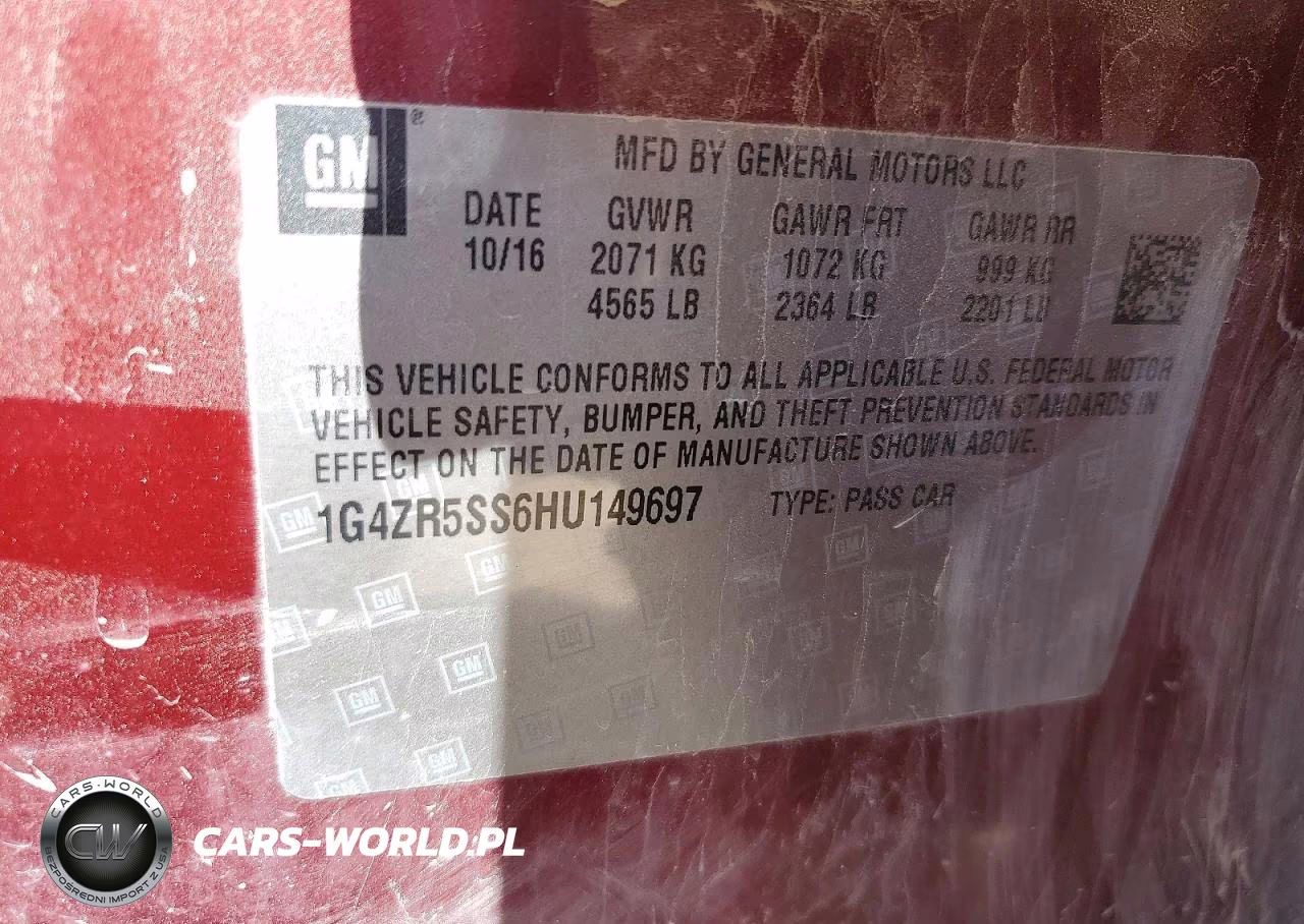 2017 Buick Lacrosse Premium VIN:1G4ZR5SS6HU149697 - 12