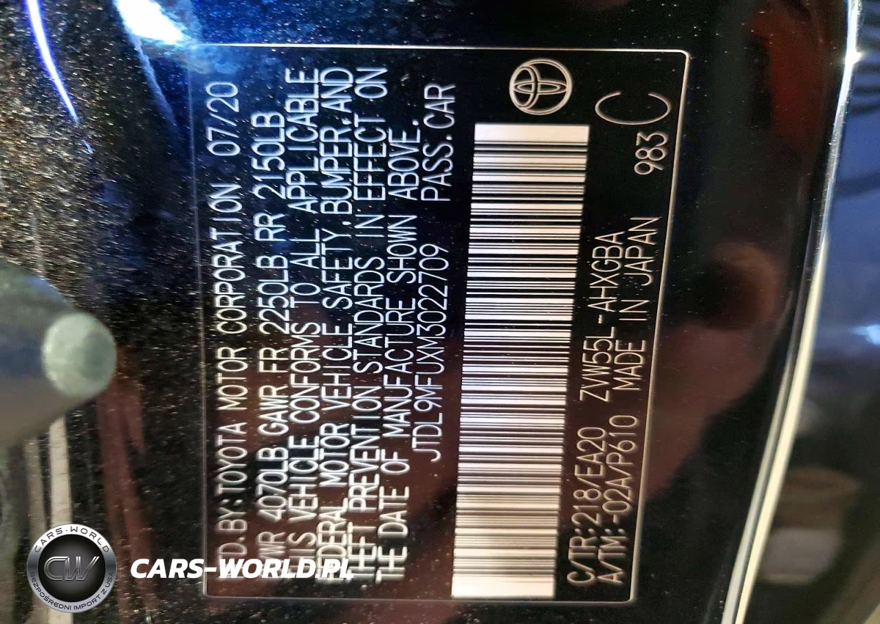 2021 Toyota -S-Le-Xle VIN:JTDL9MFUXM3022709 - 12