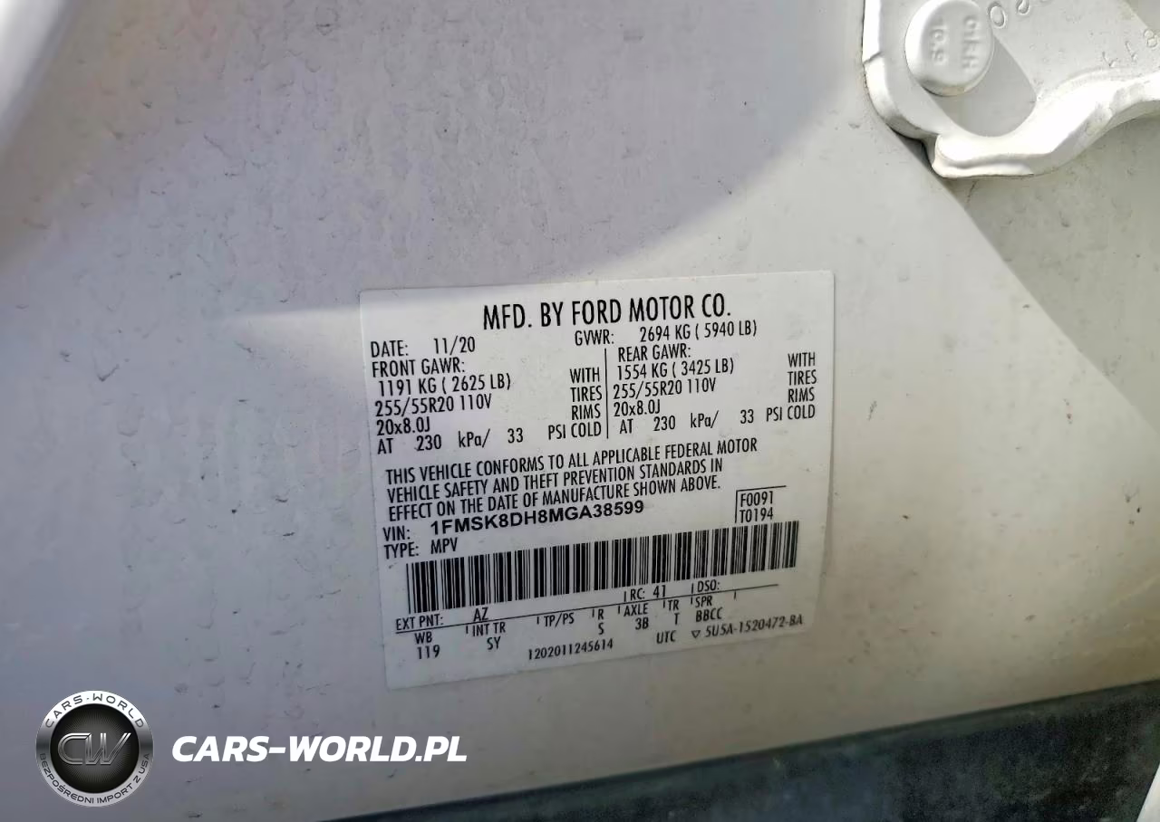 2021 Ford Explorer Xlt VIN:1FMSK8DH8MGA38599 - 14