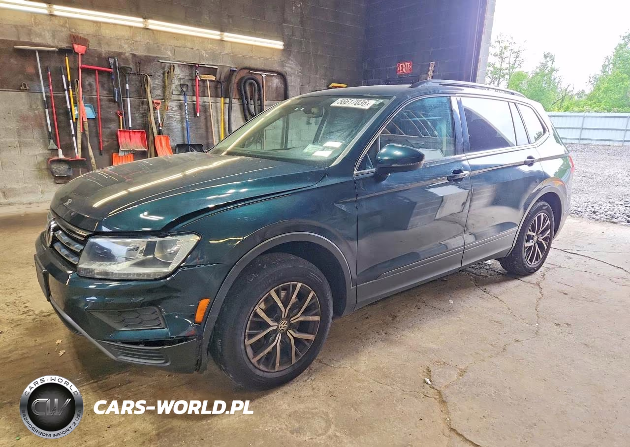 2019 Volkswagen Tiguan Se VIN:3VV2B7AXXKM129906 - 1