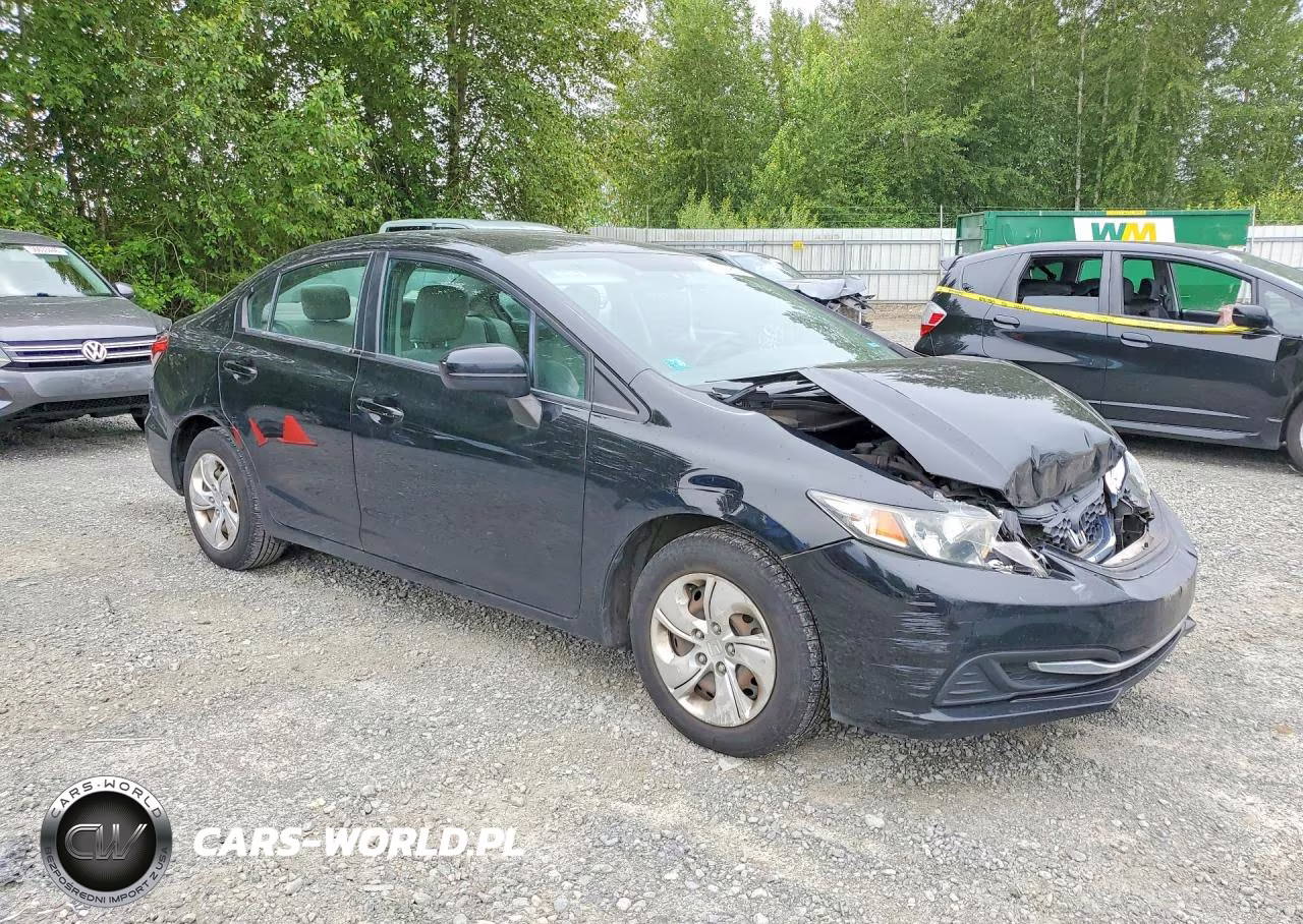 2014 Honda Civic Lx VIN:19XFB2F51EE035194 - 4