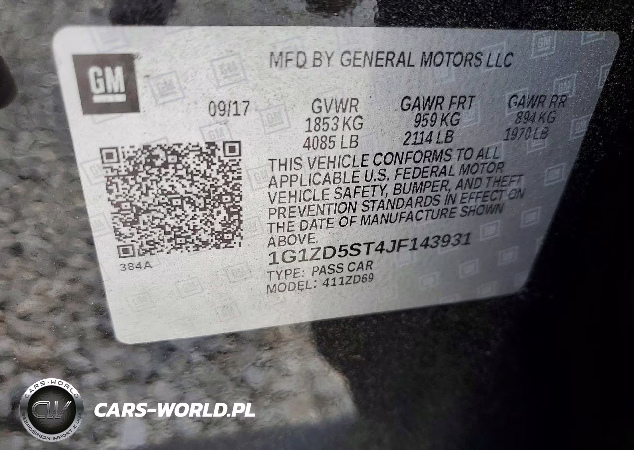 2018 Chevrolet Malibu Lt VIN:1G1ZD5ST4JF143931 - 12