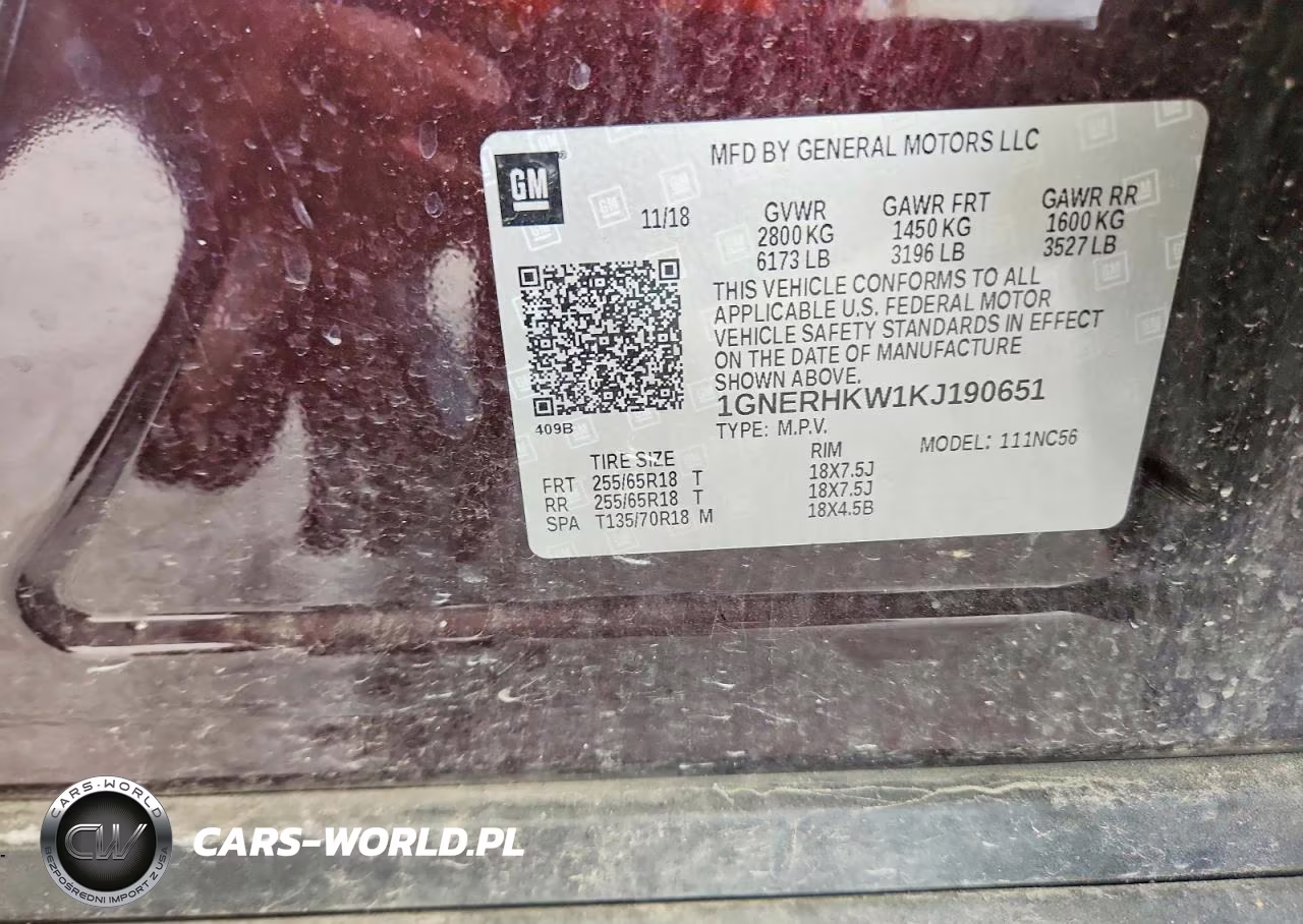 2019 Chevrolet Traverse Lt VIN:1GNERHKW1KJ190651 - 13