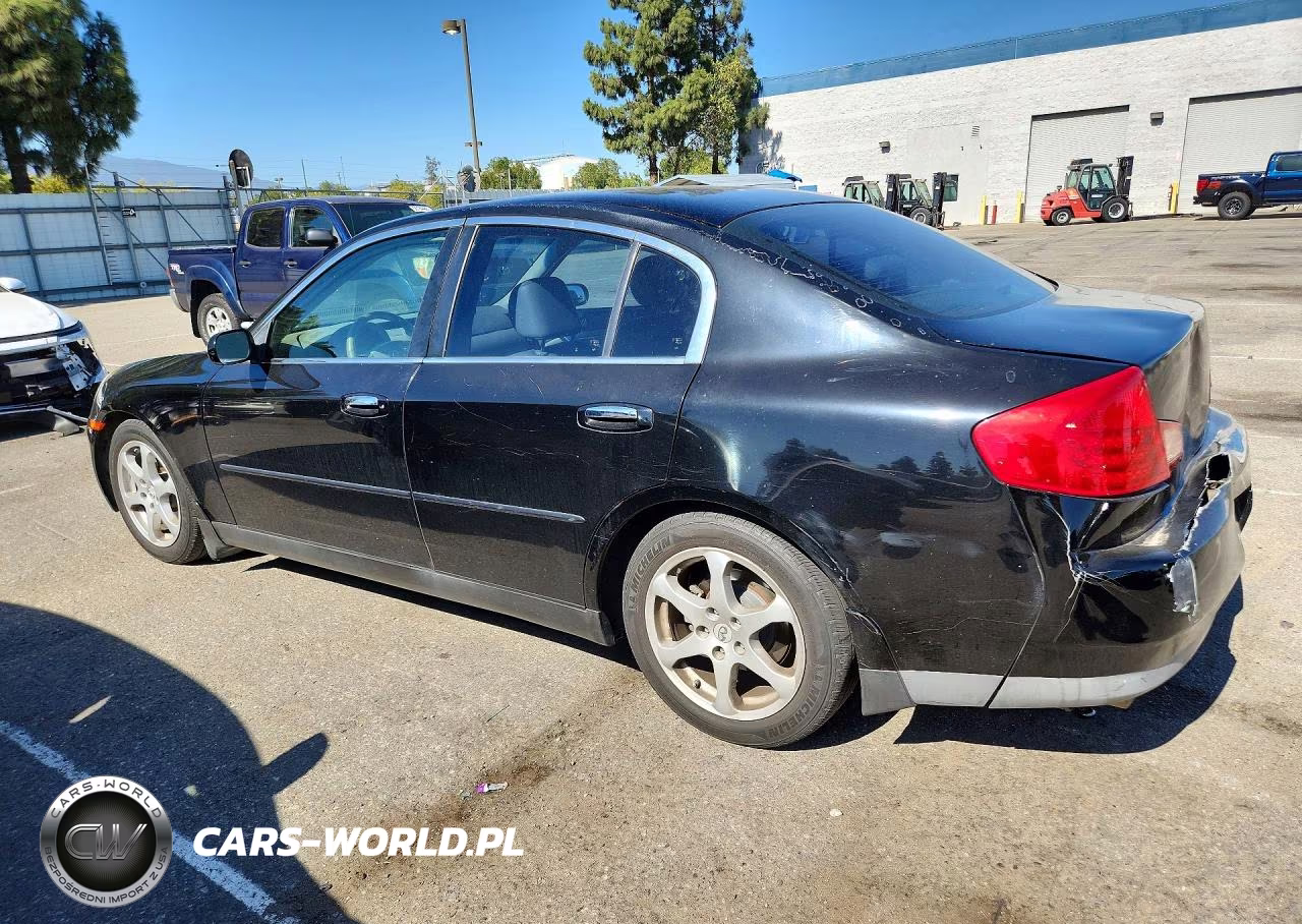 2004 Infiniti G35 Base VIN:JNKCV51E34M111113 - 2