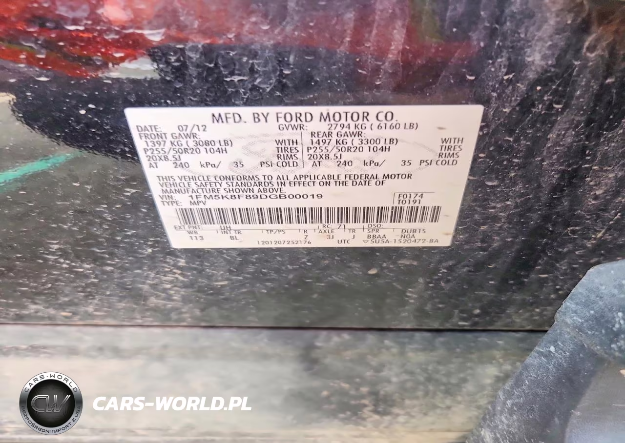 2013 Ford Explorer Limited VIN:1FM5K8F89DGB00019 - 13