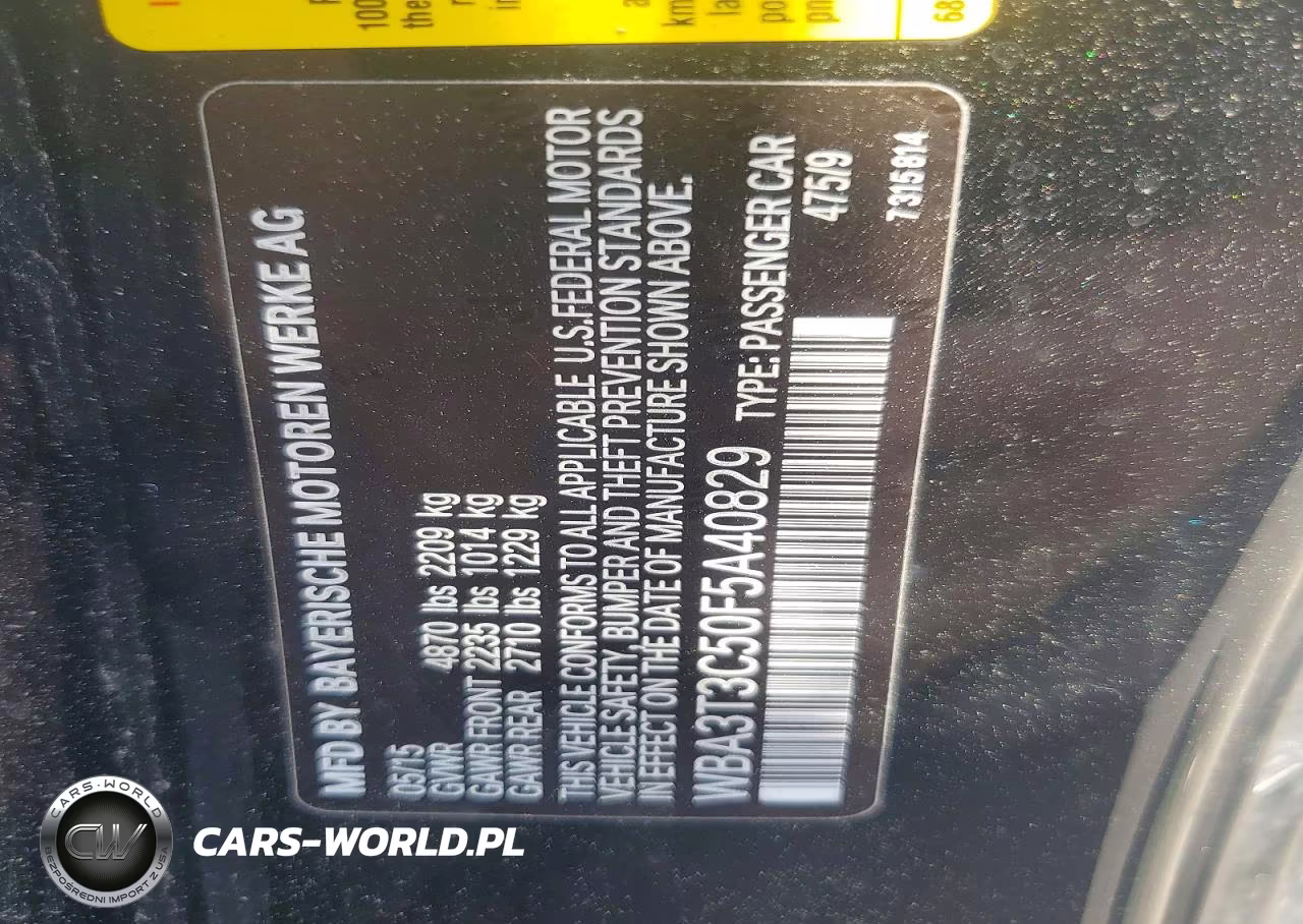 2015 BMW 435 I VIN:WBA3T3C50F5A40829 - 12