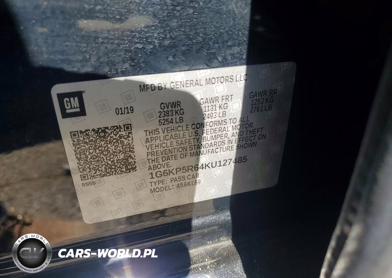 2019 Cadillac Ct6 Sport Csav VIN:1G6KP5R64KU127485 - 12