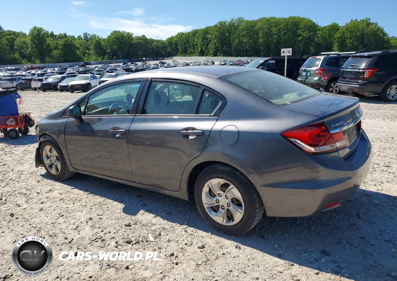 2013 Honda Civic Lx VIN:19XFB2F54DE215624 - 2