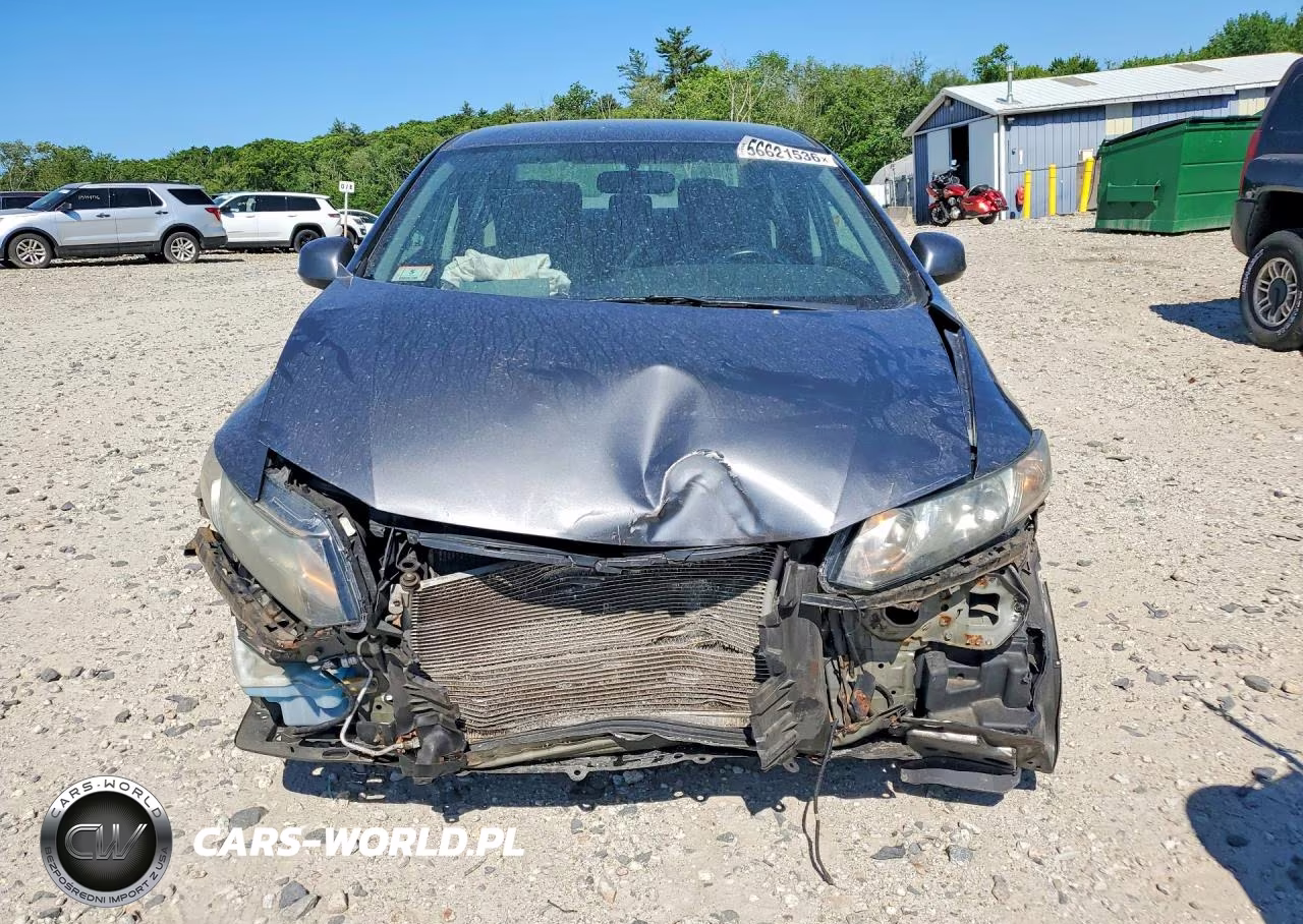 2013 Honda Civic Lx VIN:19XFB2F54DE215624 - 5