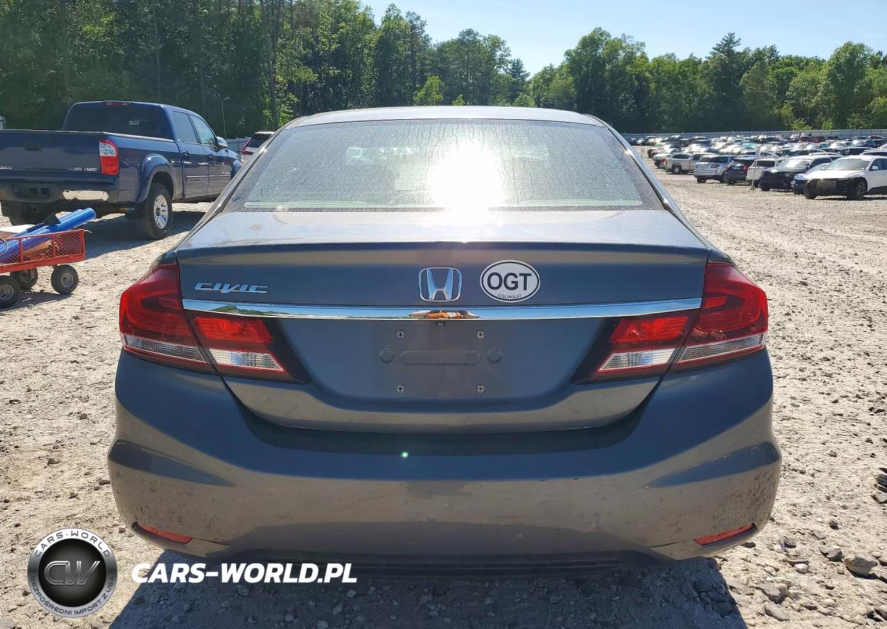 2013 Honda Civic Lx VIN:19XFB2F54DE215624 - 6