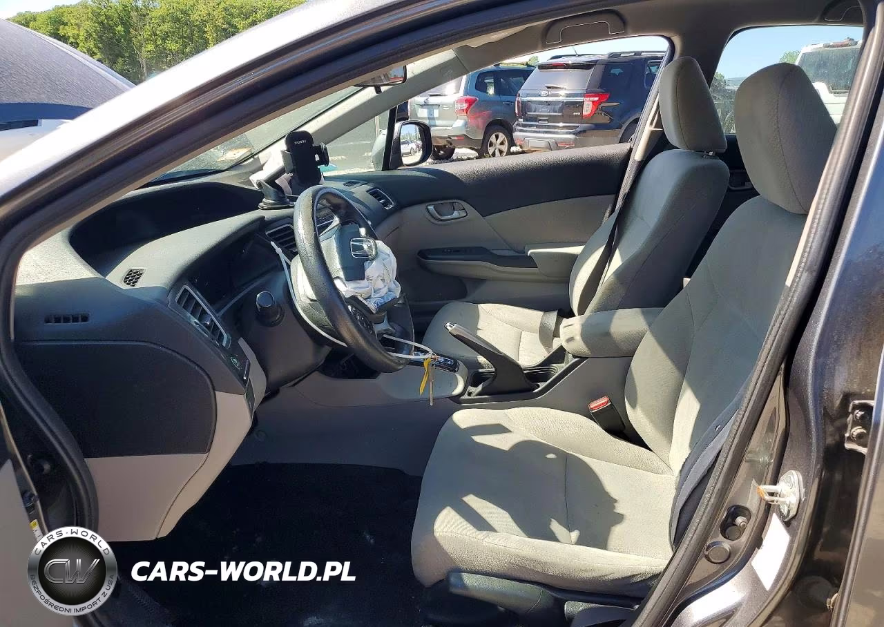 2013 Honda Civic Lx VIN:19XFB2F54DE215624 - 7