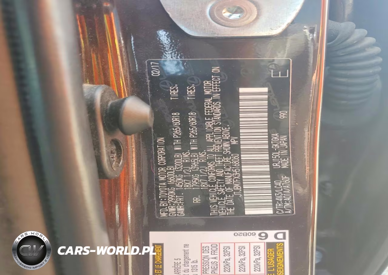 2017 Lexus Gx 460 VIN:JTJBM7FX3H5168060 - 13