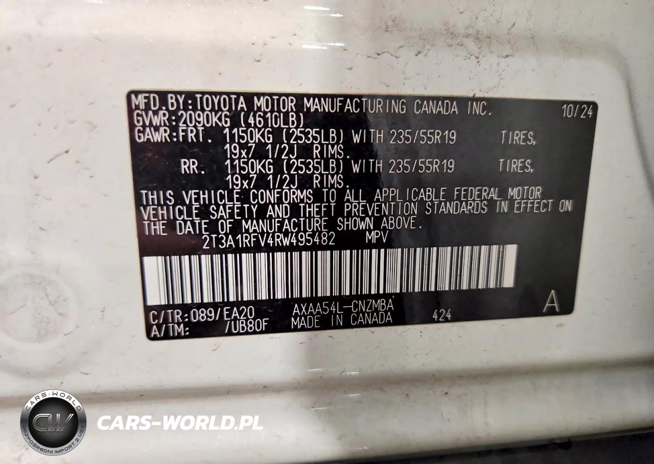 2024 Toyota Rav4 Xle Premium VIN:2T3A1RFV4RW495482 - 14